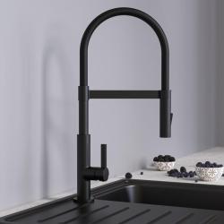 SCH&Uuml;TTE Mitigeur d'&eacute;vier MIAMI noir mat
