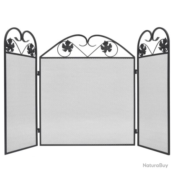 cran de chemine 3 panneaux Fer Noir alsavelo