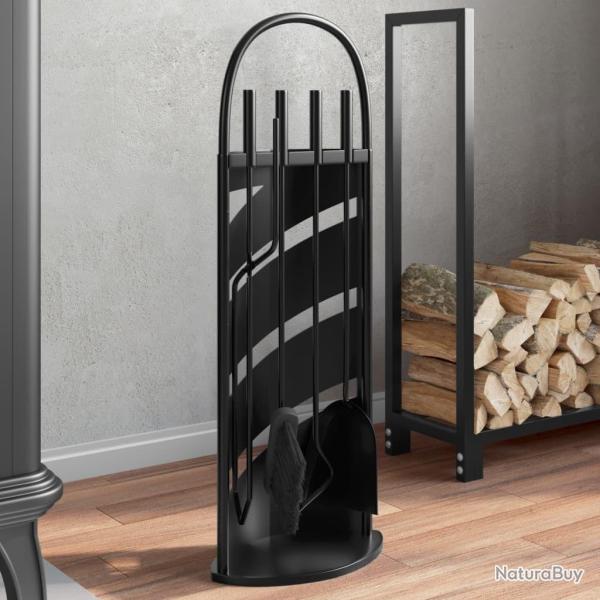 Set d'outils de chemin�e 5 pcs 23x15x66 cm acier