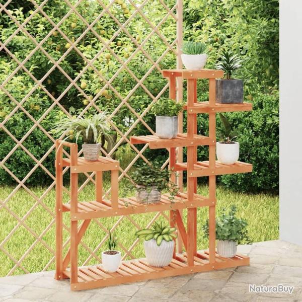 Support � fleurs 110x25x111 cm bois massif de sapin