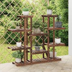 Support &agrave; fleurs 110x25x110,5 cm bois massif de sapin