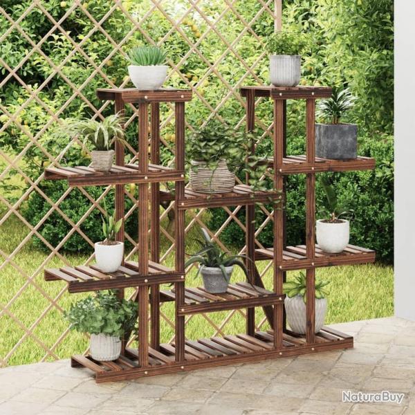 Support � fleurs 110x25x110,5 cm bois massif de sapin