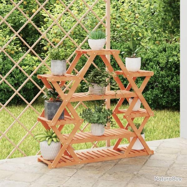 Support � fleurs 110x25x105 cm bois massif de sapin