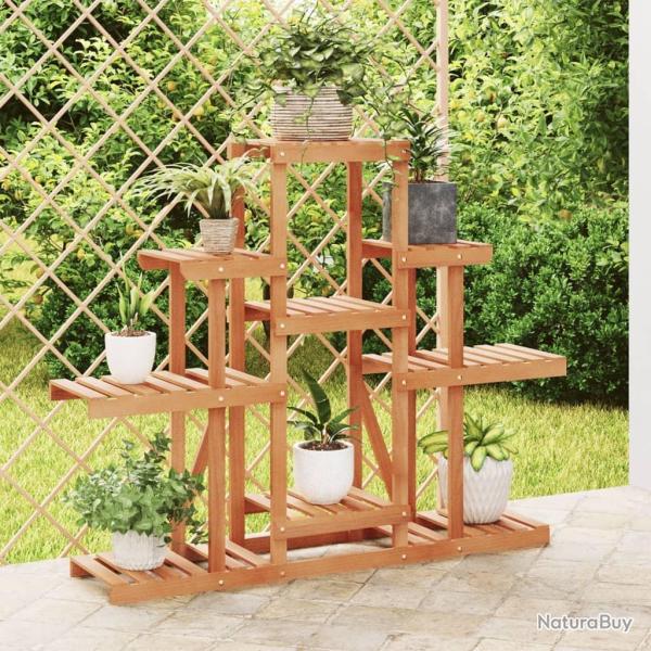 Support � fleurs 110x25x96 cm bois massif de sapin