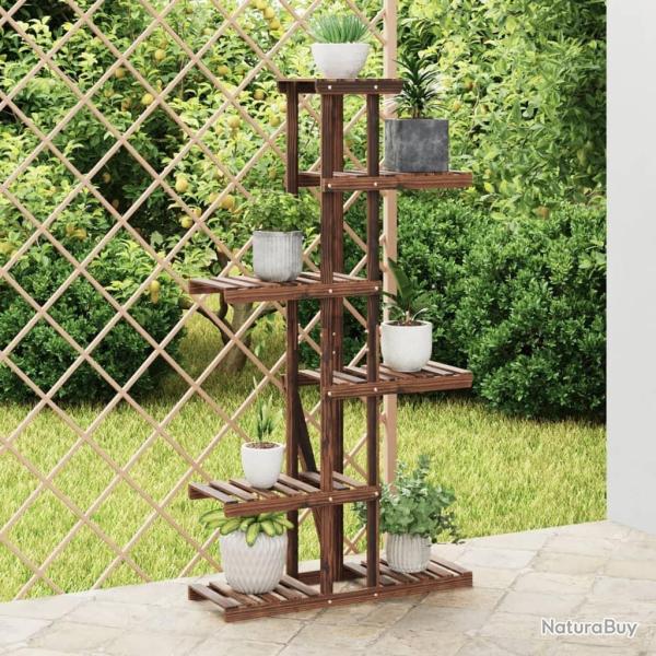 Support � fleurs 75x25x140,5 cm bois massif de sapin