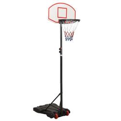 Support de basket-ball Blanc 216-250 cm Poly&eacute;thyl&egrave;ne