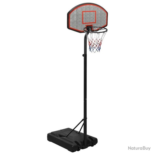 Support de basket-ball Noir 237-307 cm Poly�thyl�ne alsavelo