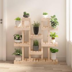 Support &agrave; plantes 104,5x25x109,5 cm Bois massif de pin