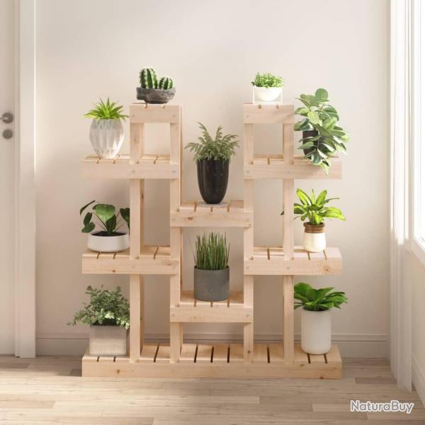 Support  plantes 104,5x25x109,5 cm Bois massif de pin alsavelo