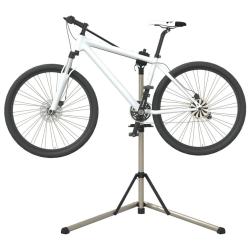 Support de r&eacute;paration de v&eacute;lo pliable r&eacute;glable 102-160 cm