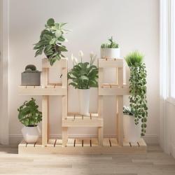 Support &agrave; plantes 104,5x25x77,5 cm Bois massif de pin