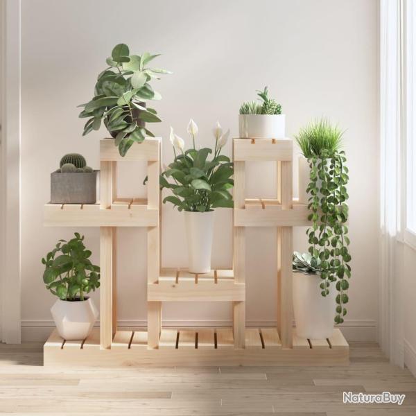Support � plantes 104,5x25x77,5 cm Bois massif de pin