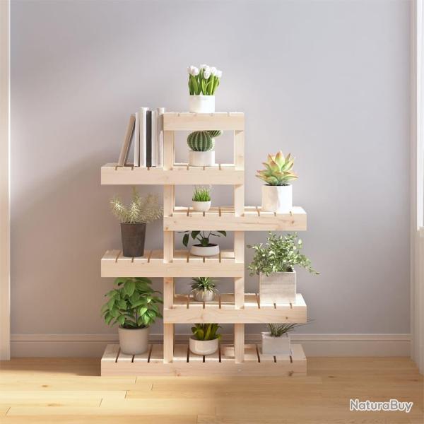 Support � plantes 85x25x109,5 cm Bois massif de pin alsavelo