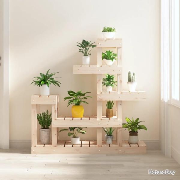 Support � plantes 92x25x97 cm Bois massif de pin