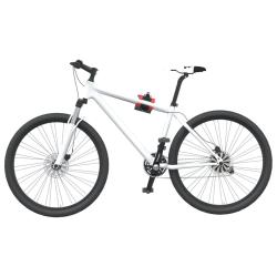 Support mural pour r&eacute;paration de v&eacute;lo pliable rouge et noir alsavelo