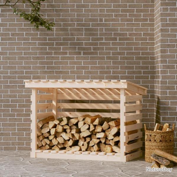 Support pour bois de chauffage 108x73x79 cm Bois de pin alsavelo