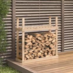 Support pour bois de chauffage 110x35x108,5 cm Bois de pin alsavelo