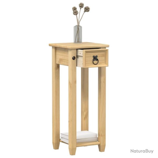 Support pour plantes Corona 30x30x73 cm bois de pin massif