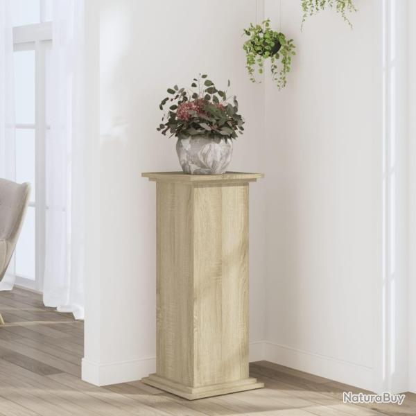 Support pour plantes ch�ne sonoma 33x33x80 cm bois d'ing�nierie