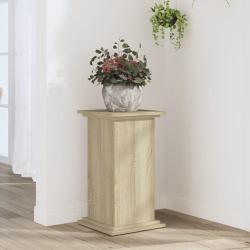 Support pour plantes ch&ecirc;ne sonoma 33x33x60 cm bois d'ing&eacute;nierie