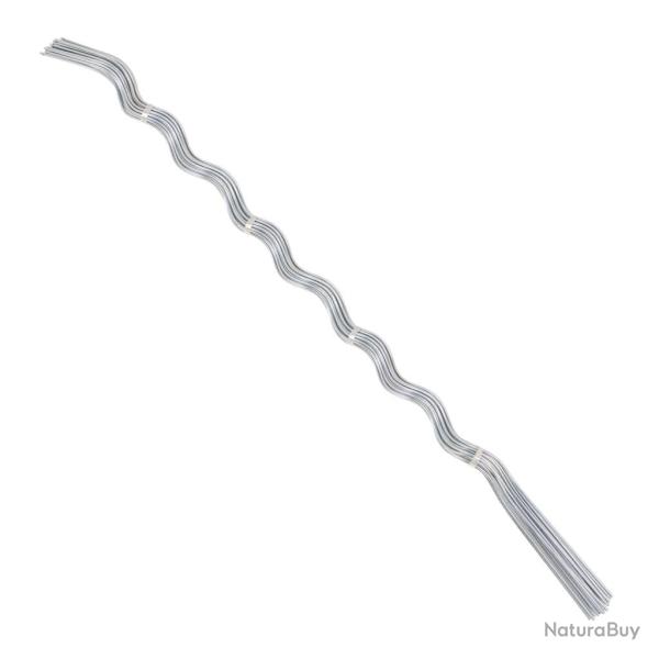 Supports de plantes en spirale 50 pcs Acier galvanis� 170 cm