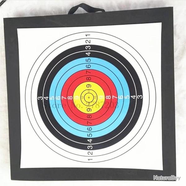 Cibles de tir � l'arc professionnelles, papier cible de jauge de fl�che d'arc 5 pi�ces par lot