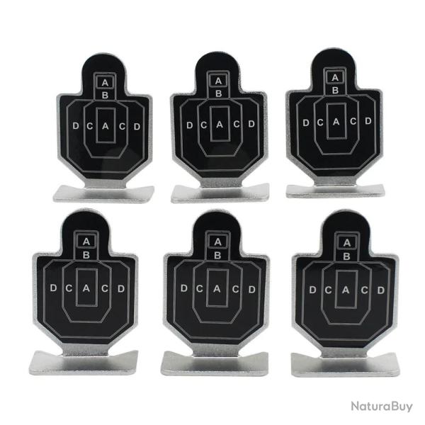 Cibles6 pi�ces/lot jeu de cibles de ti cible en m�tal BK A Style