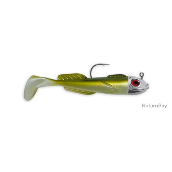 Leurre Souple Delalande Chabot Mont� 5cm 5g 088 - Jungle A l'unit� 5cm