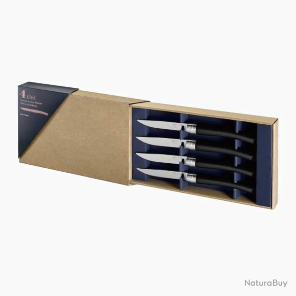 Opinel Coffret Table 4 Chic Eb�ne