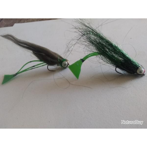 Lot de streamers a truite