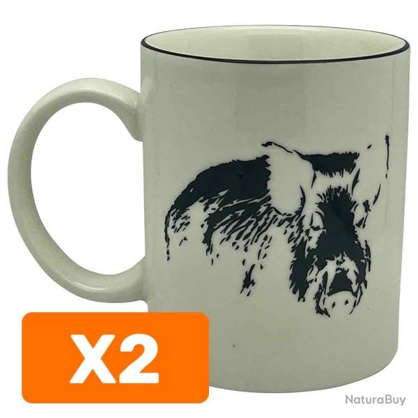 Pack de 2 tasses Parforce sanglier