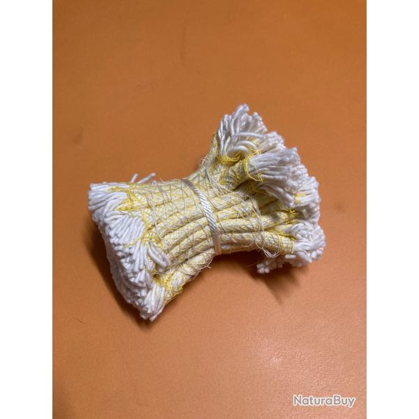 Lot de 40 m�ches netarm pour nettoyage arme de poing cal 44/45