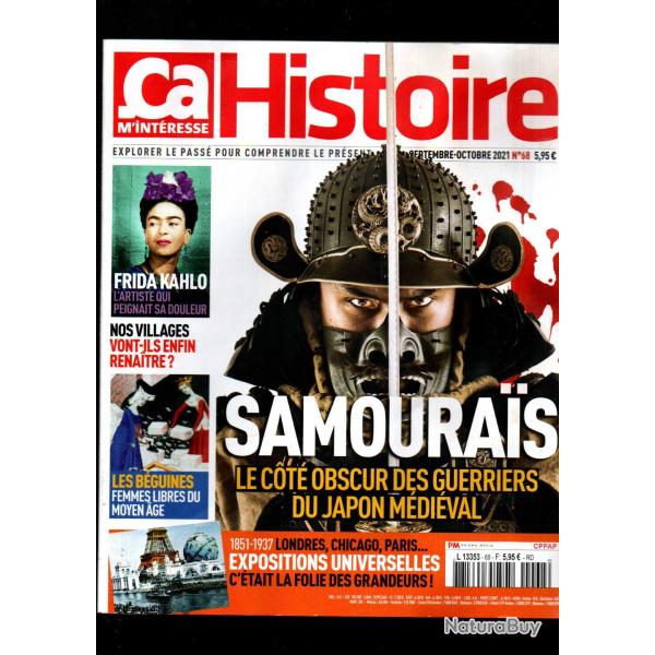 �a m'interesse histoire 68 de 2021 samourais, les b�guines au moyen age , le travail tue , 1943