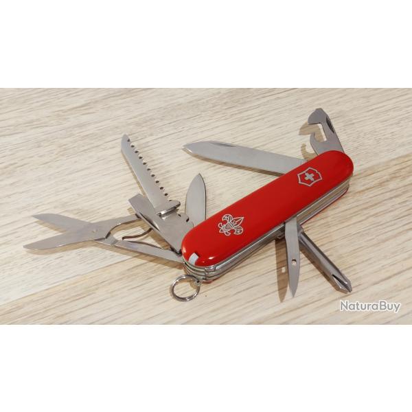 Victorinox couteau suisse Huntsman Fieldmaster BSA Insert M�tallique 1985-1991 Collector