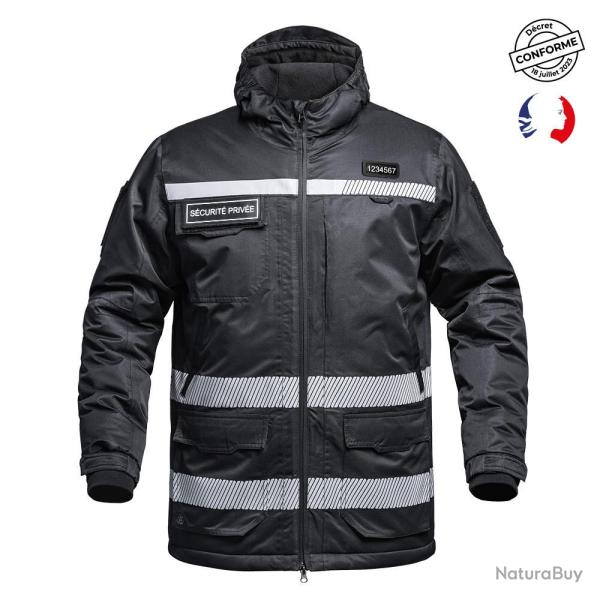 PARKA HARDSHELL A10 EQUIPMENT S�CURIT� PRIV� HAUTE VISIBILIT� AVEC FLAP