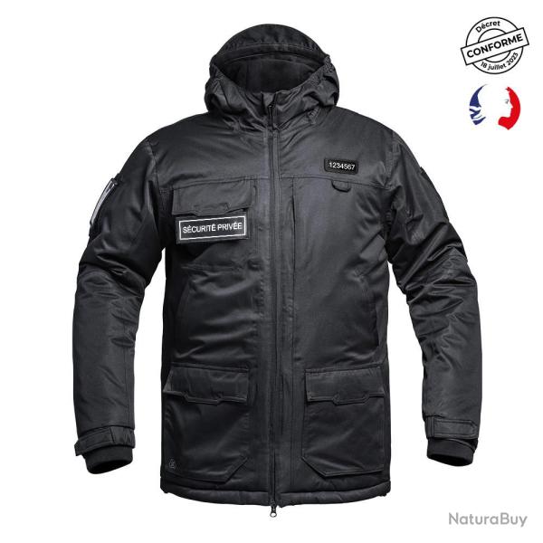 PARKA HARDSHELL A10 EQUIPMENT S�CURIT� PRIV�E AVEC FLAP