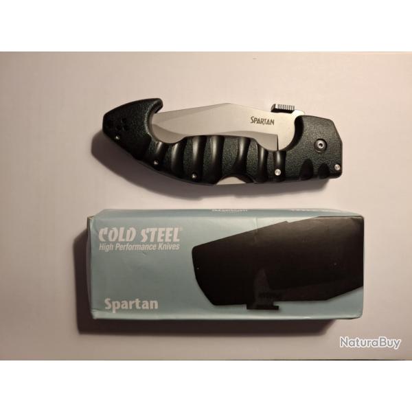 Grand Couteau COLD STEEL Spartan Pliant Poignard Dague Chasse
