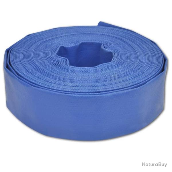 Tuyau plat 25 m 3" PVC
