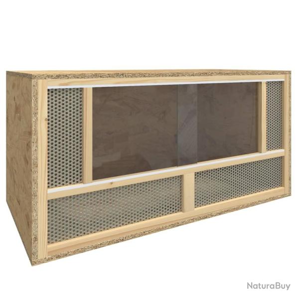 Terrarium Bois d'ing�nierie 80x40x40 cm alsavelo