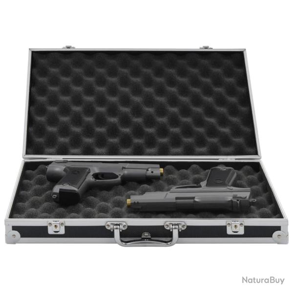 Mallette pour arme � feu Aluminium ABS Noir alsavelo