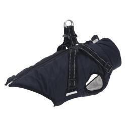 Manteau pour chiens avec harnais imperm&eacute;able r&eacute;fl&eacute;chissant