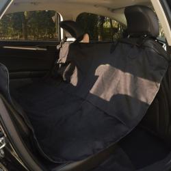 Housse de si&egrave;ge auto pour animaux 148 x 142 cm Noir
