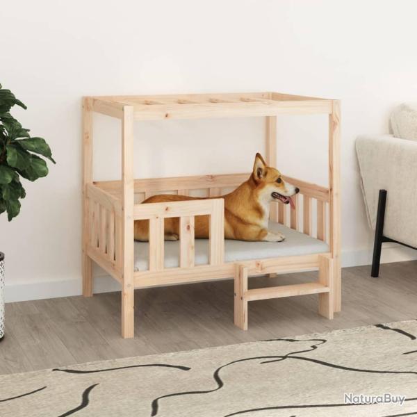 Lit pour chien 95,5x73,5x90 cm Bois de pin solide