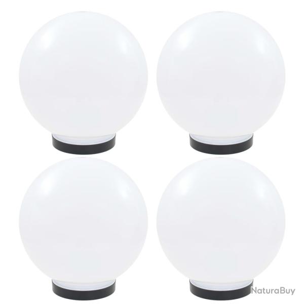 Lampes � LED sous forme de boule 4 pcs Sph�rique 25 cm PMMA