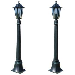 Lampes de jardin 2 pcs 105 cm alsavelo