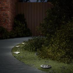 Lampes solaires de sol et piquets de sol ext&eacute;rieur 12 pcs