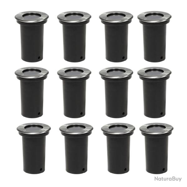 Lampes au sol d'ext�rieur 12 pcs rond alsavelo