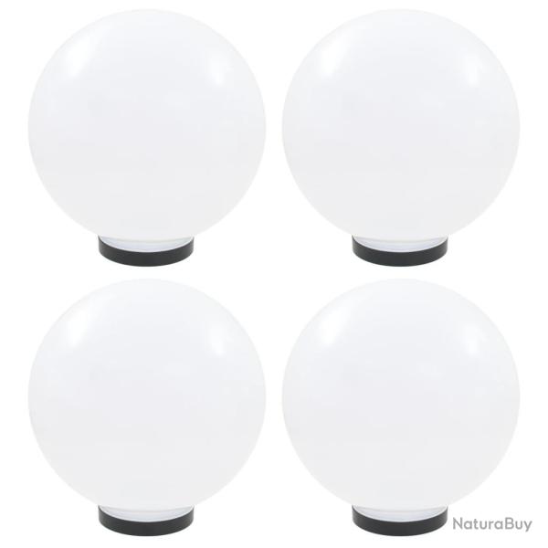 Lampes � LED sous forme de boule 4 pcs Sph�rique 30 cm PMMA