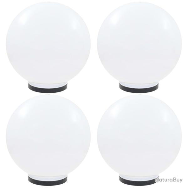Lampes � LED sous forme de boule 4 pcs Sph�rique 40 cm PMMA