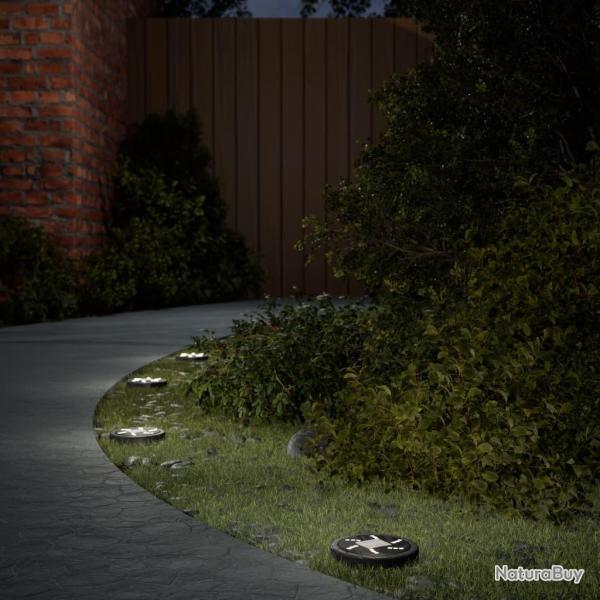 Lampes solaires de sol et piquets de sol extrieur 12 pcs alsavelo